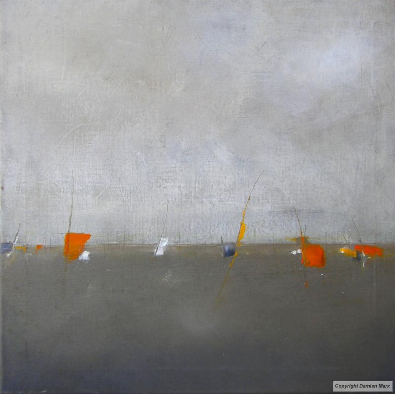 Tableau peinture contemporaine,peinture abstraite,,huile,gris