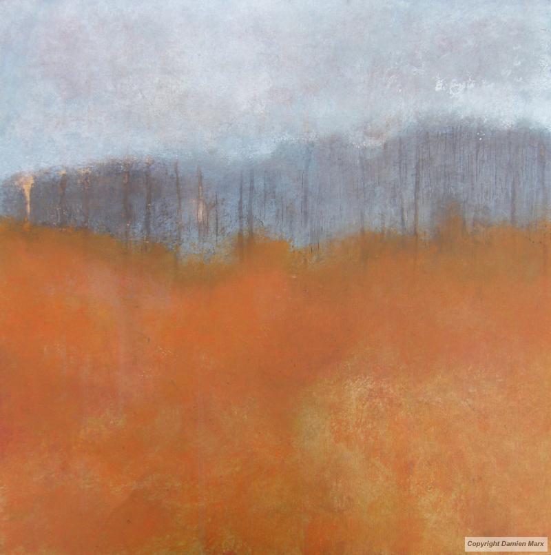 Tableau peinture contemporaine,Abstraction,,acrylique,ocre