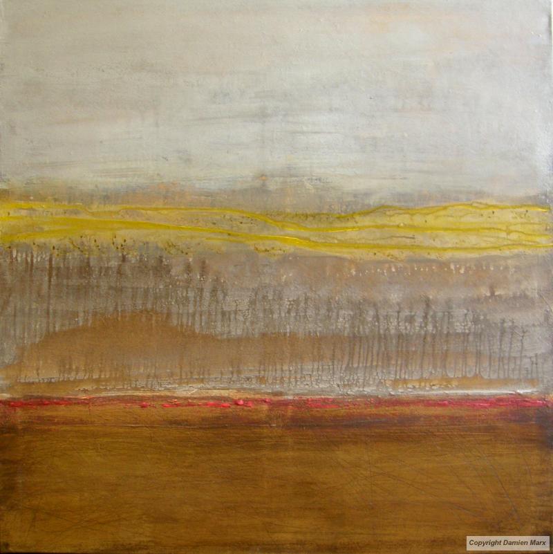Tableau peinture contemporaine,Abstraction,,acrylique,marron