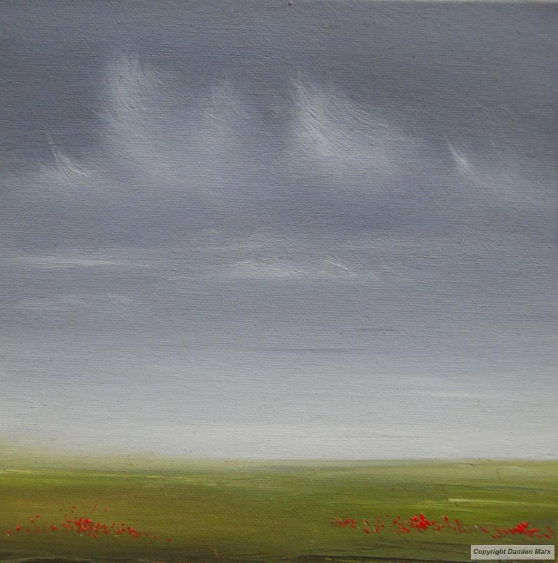 Tableau peinture contemporaine,tableau contemporain 5,,huile,vert