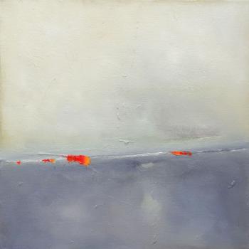 Tableau peinture contemporaine,Abstraction bleue,bleue, reflet, lumière,huile,bleu