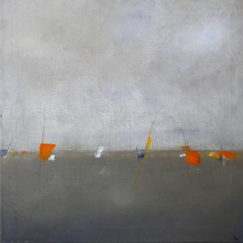 Tableau peinture contemporaine,peinture abstraite,,huile,gris